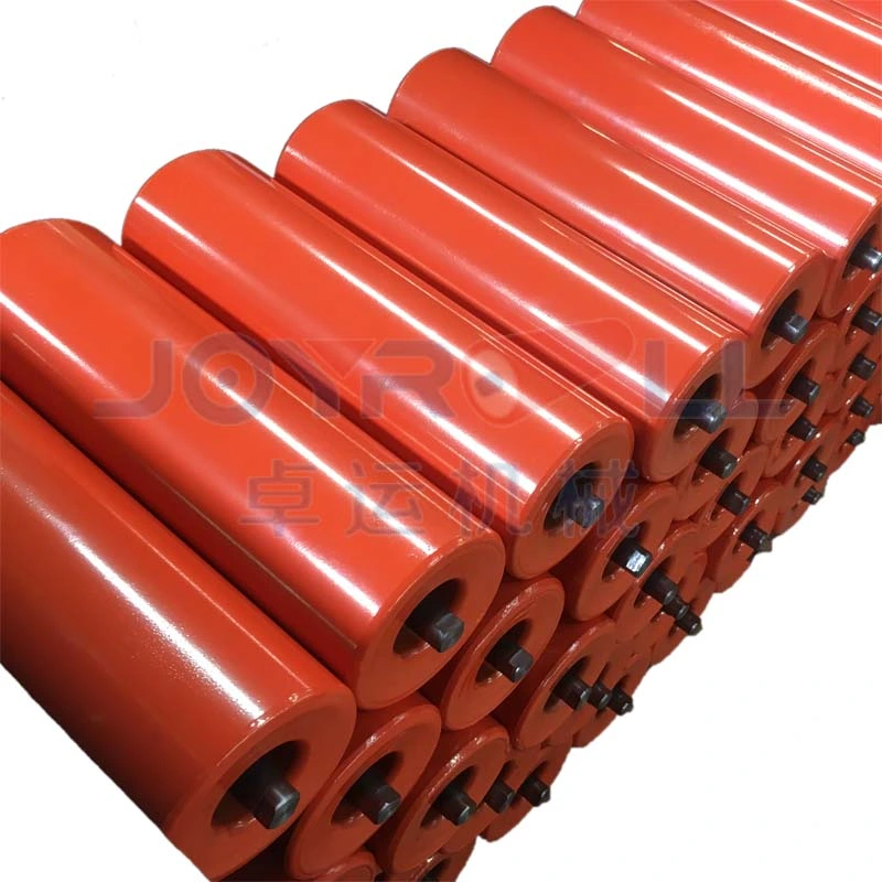 Steel Belt Conveyor Return Rollers For Mines, Seaports, Cement ...