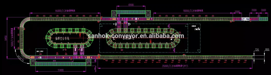 Lower Cheaper Automatic Air Conditioner Assembly Line Production Line