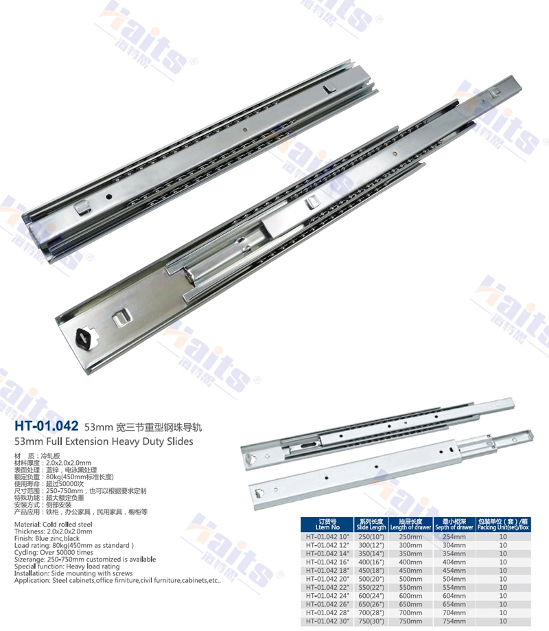 Drawer Slides Heavy Duty Drawer Slide Rollers and Wheels Fittings for Furniture