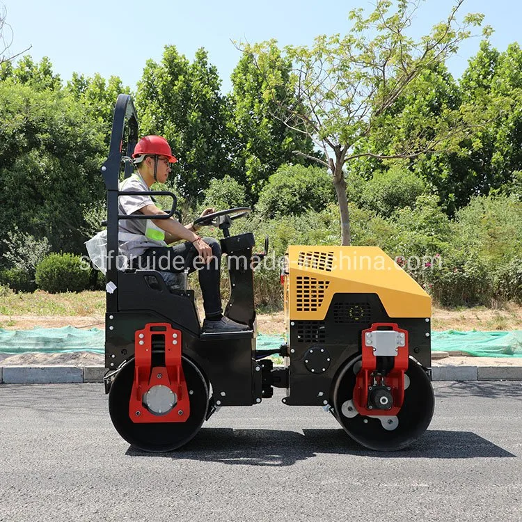 Double Drum Vibratory Roller Vibratory Tandem Roller Compaction Rollers for Sale Fyl-880