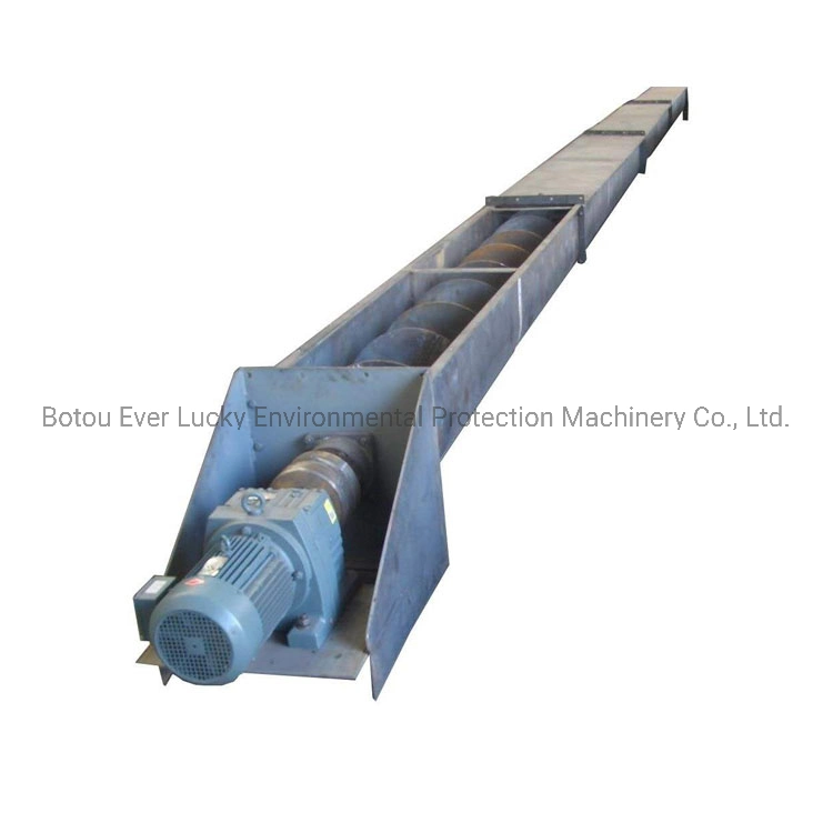 Screw Pipe/Trough Auger Conveyor Bulk Material Handling Conveyor System
