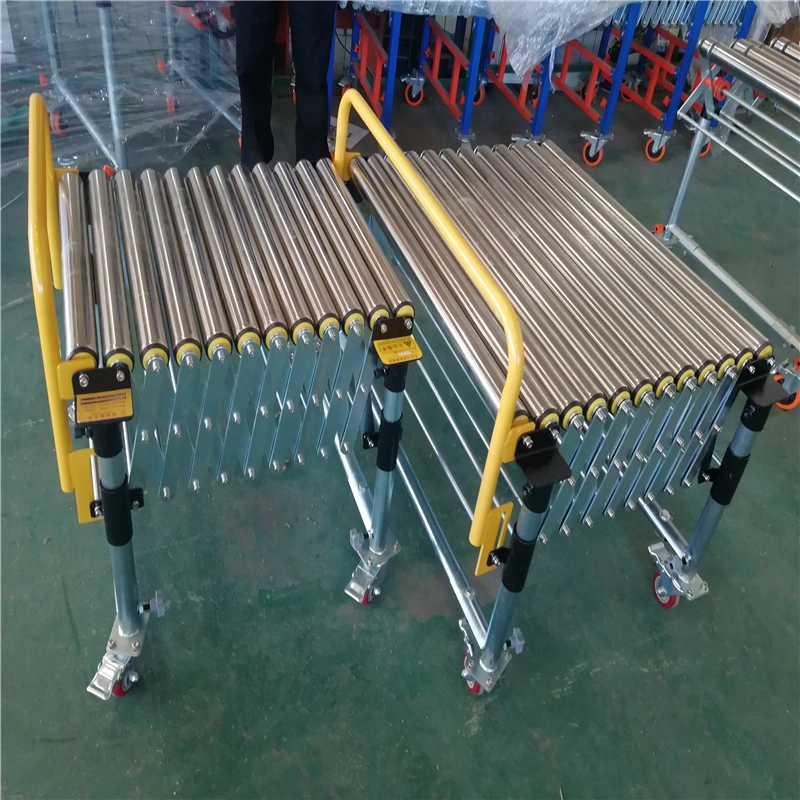 Stainless Steel Rollers Gravity Conveyor System Conveying Machine