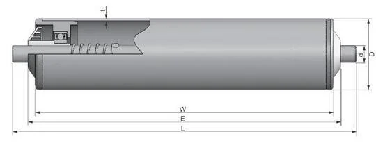 A101 Series Gravity Heavy Duty Conveyor Roller for Gravity Conveyor