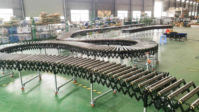 Power Roller Conveyor Bag Conveyor for Bag Package Conveying