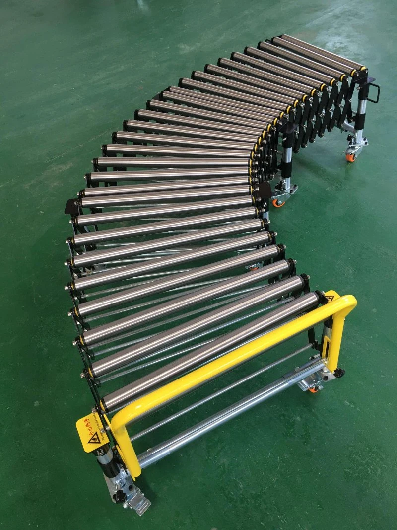 Stainless Steel Rollers Gravity Conveyor System Conveying Machine
