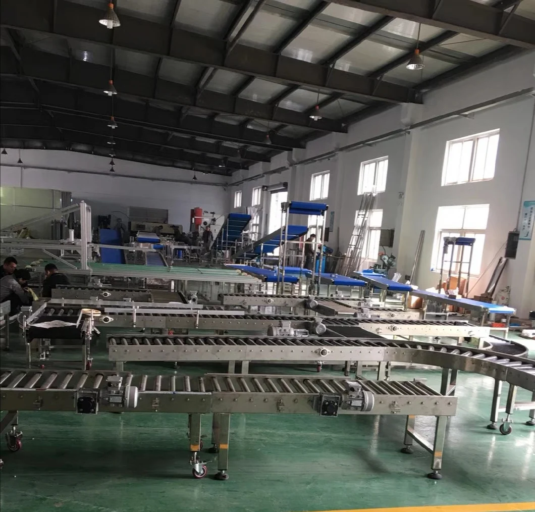 Stainless Steel Support Rod Transmission Mesh Chain Conveyor for Beer Bottle Conveyor