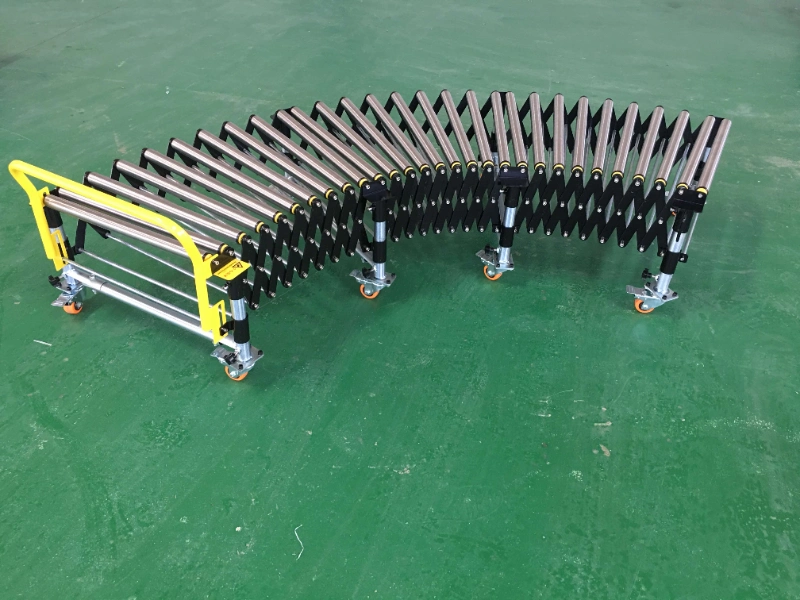 Modular Design Steel Rollers Conveying System Gravity Roller Conveyor