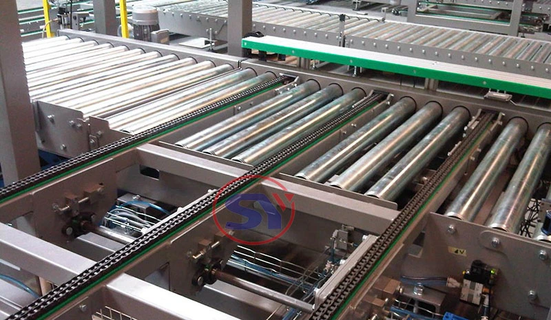 45/90/180 Degree Curve Tapered Roller Conveyor Pallet Conveyor