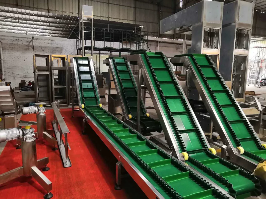 Snack Food Conveyor Belting Machine Z Type Stainless Steel Conveyor