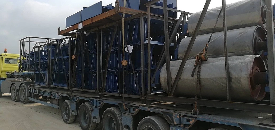 Large Capacity Rubber Belt Conveyer for Power Plant Transporting Raw Materials