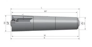 Free Power Steel Tapered Sleeve Conveyor Roller for Curved Conveyor