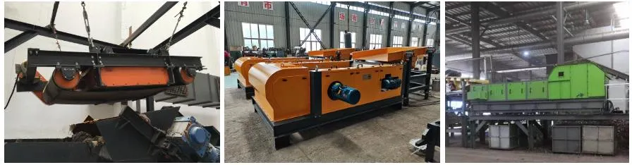 Hisc High Gauss NdFeB Rare Earth Magnetic Separation Conveyor for Work Hardened Stainless Steels Removal Within The Plastic Recycling Line