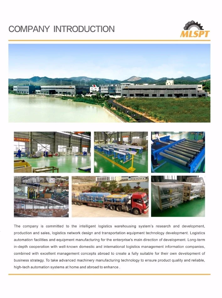2019 Factory Custom Powered Roller Conveyor Systems / Roller Conveying Machine for Pallet