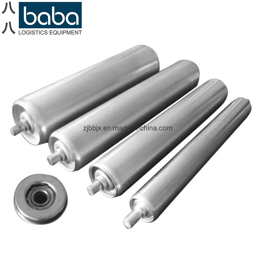 OEM Powerless Carbon Steel PVC Stainless Steel Conveyor Roller