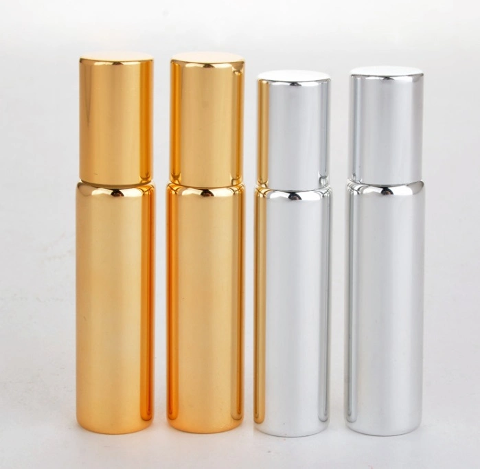 Wholesale 5ml 10ml Glass Roll on Deodorant Bottles with Stainless Steel Roller Ball and Aluminum Cap