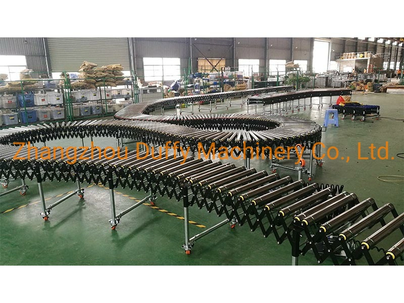Steel Conveyor Roller Belt Driving Powered Roller Conveyor for Assembly Line