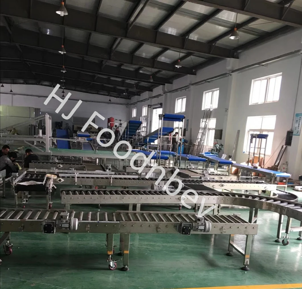 Heavy Duty Roller Conveyor with Power for Automatic Production Line Package Delivery