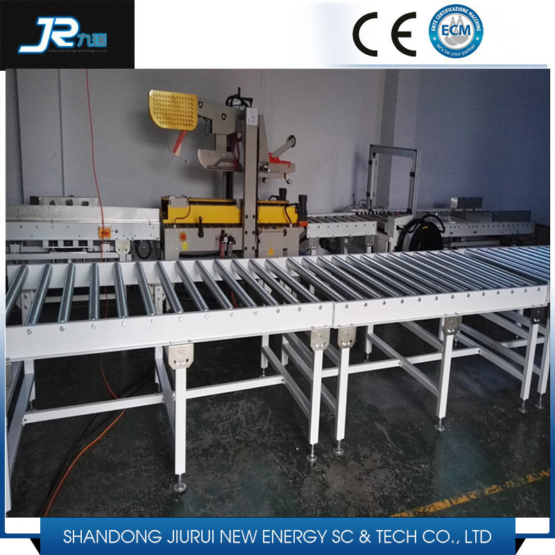 Turning Stainless Steel Roller Conveyor for Workshop Package Line