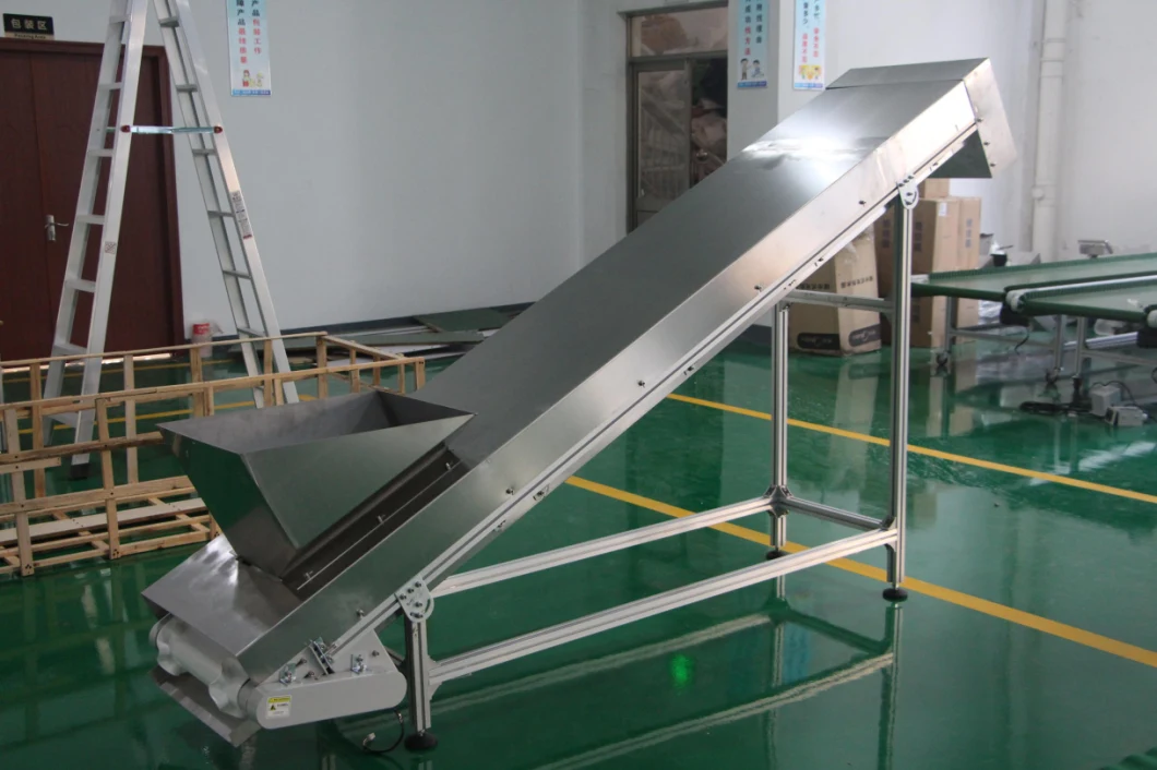 Incline Belt Conveyor Conveyors System Modular Belting Conveyors Belt PVC PU