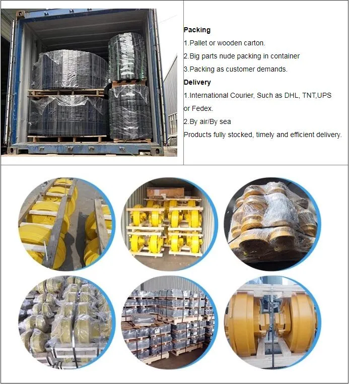 D80 D83 D85 Bulldozer Double and Single Track Rollers Bottom Rollers of Heavy Construction Equipment Undercarriage Parts
