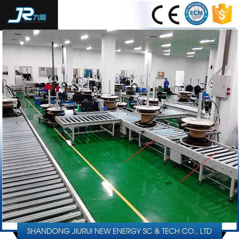 Turning Stainless Steel Roller Conveyor for Workshop Package Line