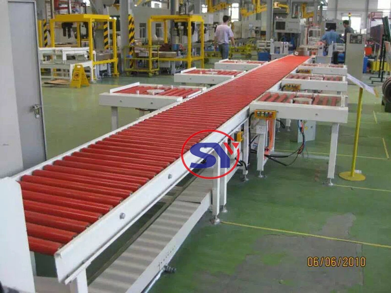 Manual Non-Power Roller Conveyor Line for E-Commerce Package Distribution