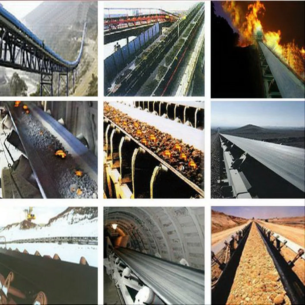 Oil Resistant Rubber Conveyor Belt for Roller Conveyor