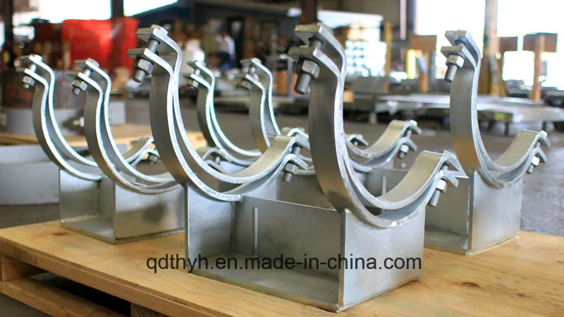 OEM Heavy Duty Steel Pipe Clamp, Pipe Saddle, Pipe Support From Metal Fabrication Factory