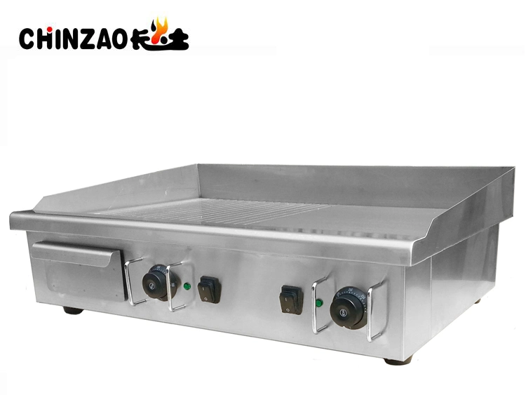 73cm Large Counter Top Stainless Steel Commercial Electric Griddle Ce Certifed