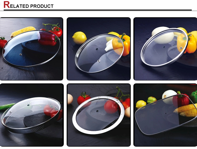 10-PCS Stock Pot Cover Non-Stick Glass Lid Cast Iron Cookware Set