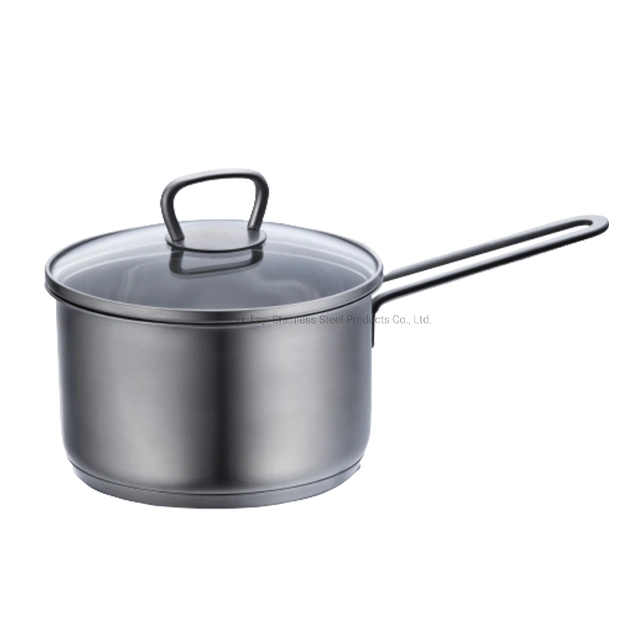 Hot Sale Stainless Steel Non Stick Pans Deep Milk Pot Stockpot Saucepan Jy-1675lst