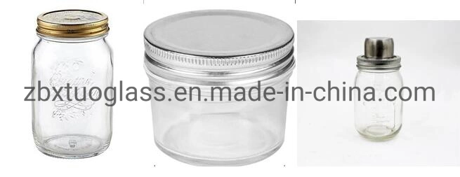Round Shape Storage Food Jar with Wooden Cap Lid