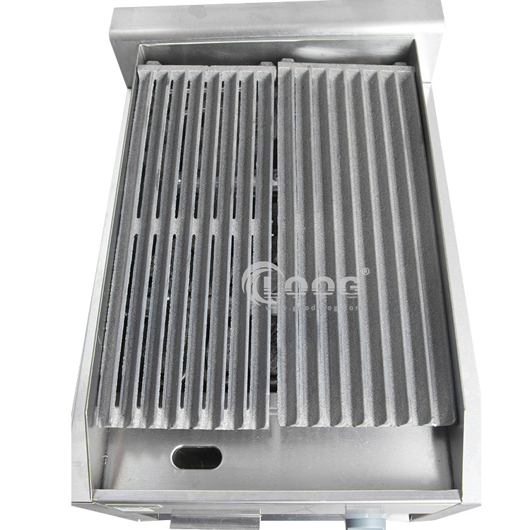 Food Machine Electric BBQ Grill Chef BBQ Smoker Tabletop Grill Griddle with Lava Rock