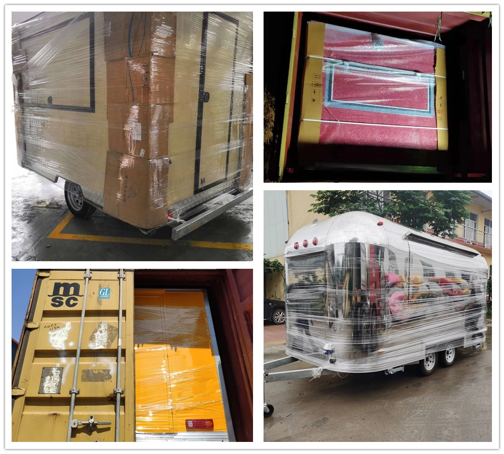 Customized Made Mobile Gas Fryer Griddle Food Trailer