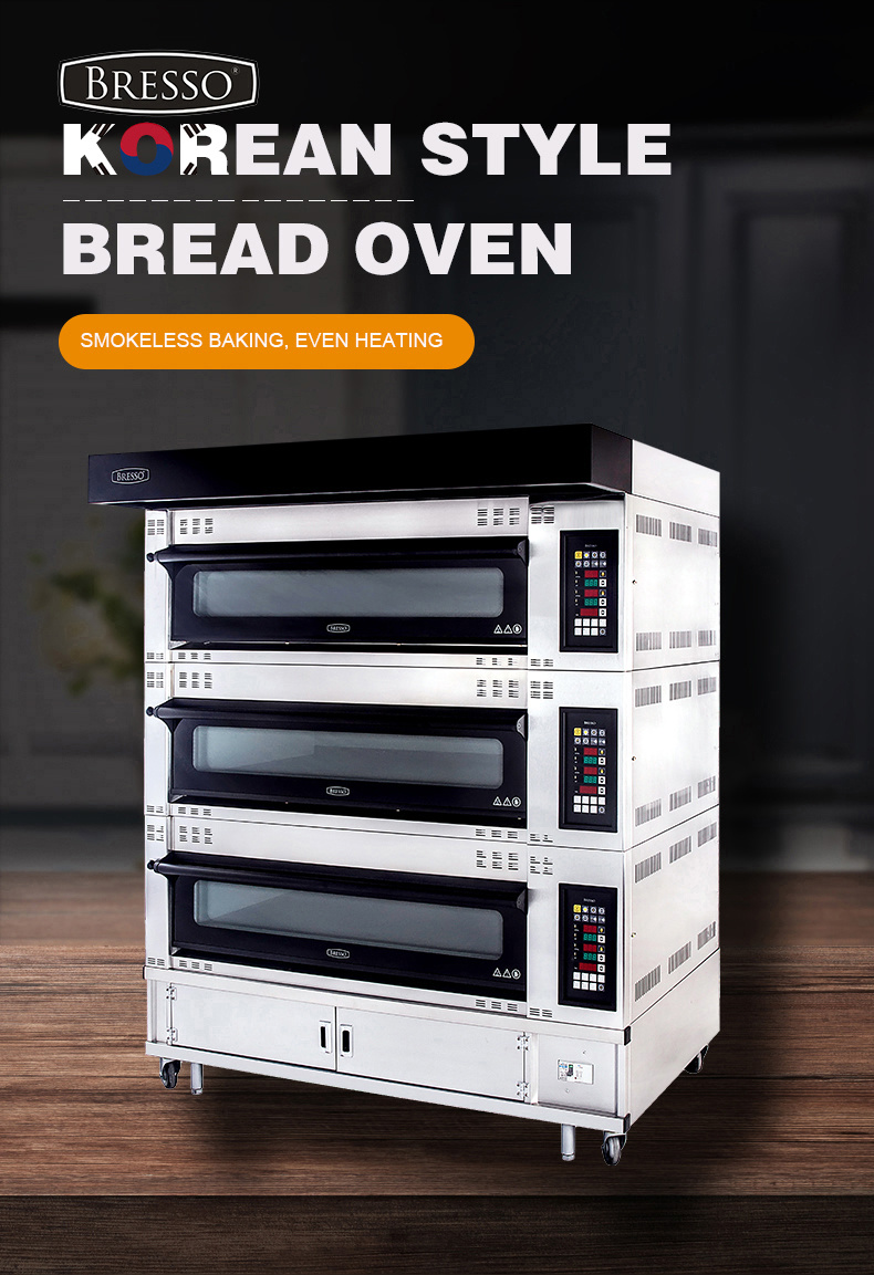 Bakery Equipment 3 Layers 9 Trays Dutch Electric Baking Ovens Pizza Bakery Oven Prices with Touch Pad