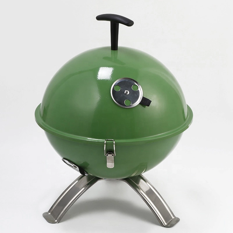 Portable Smokeless Korea Charcoal BBQ Grill with Non-Stick Grill