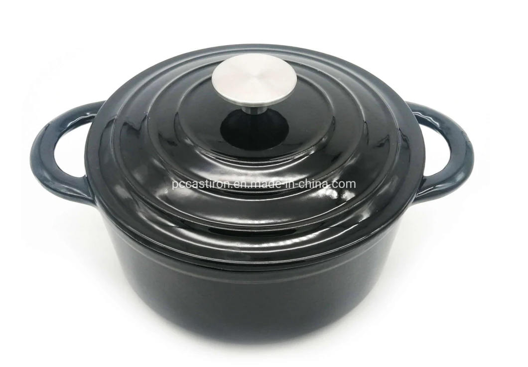 Enamel Cast Iron Casserole Pot with BSCI, LFGB, FDA
