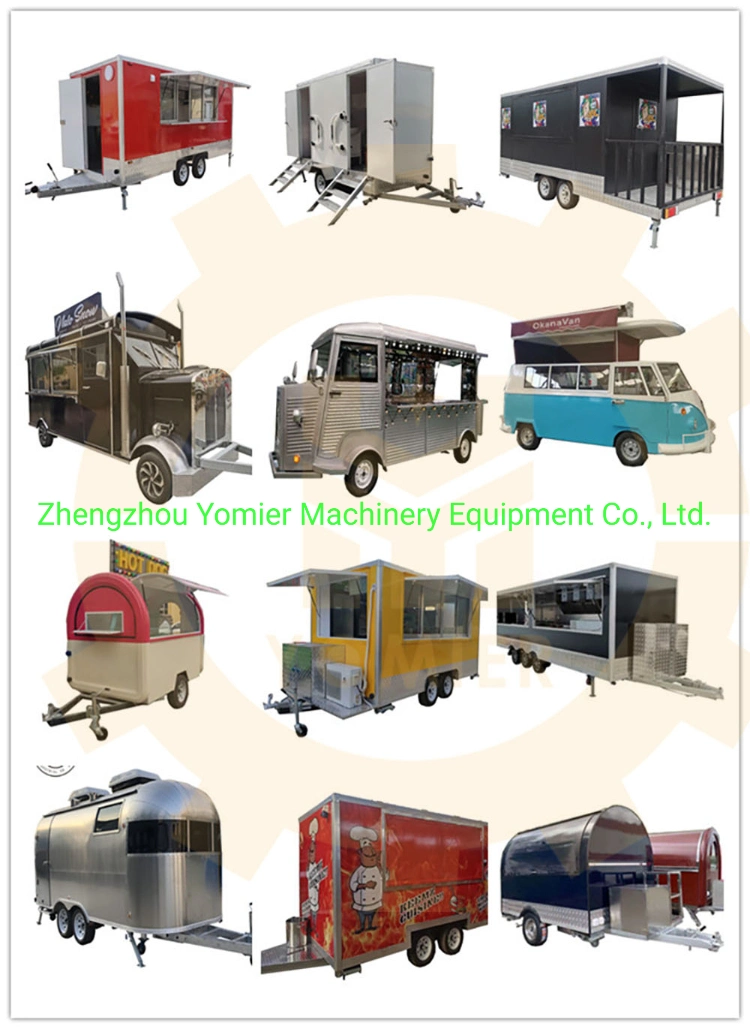 Customized Made Mobile Gas Fryer Griddle Food Trailer