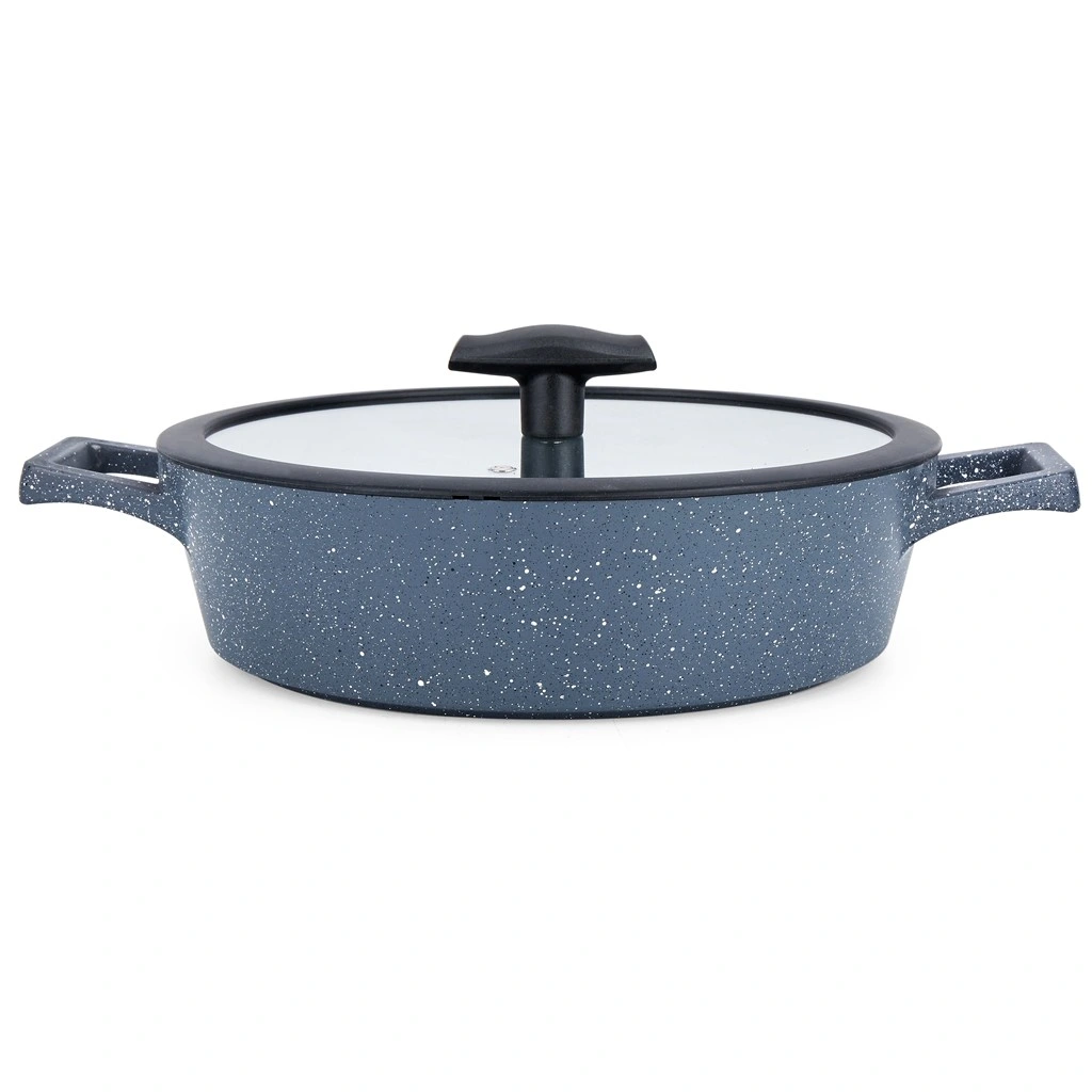 Factory Nonstick Cookware Die Cast Aluminum Wok Set Customized Wok Soup Pan Frying Pan Set Kitchen Pot
