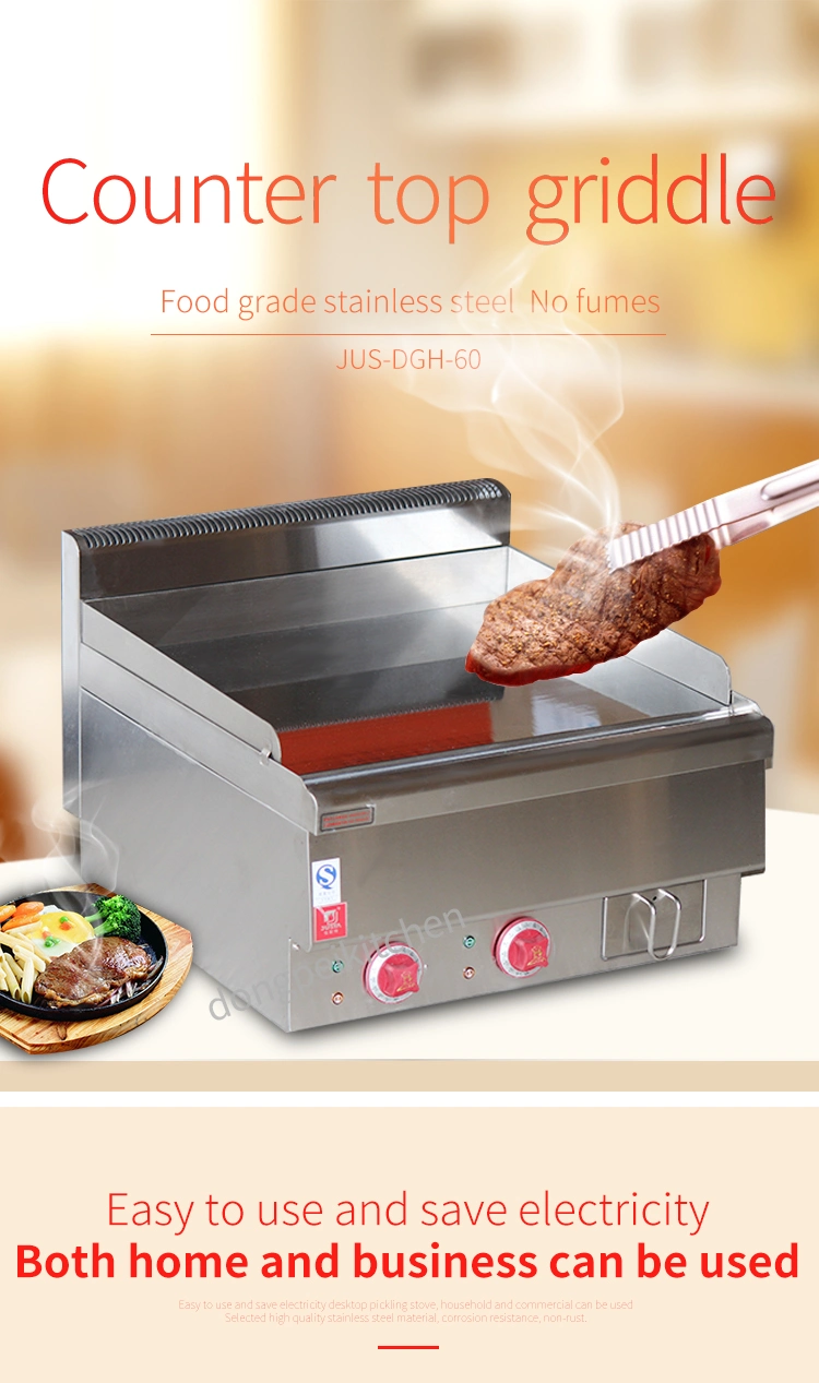 Heavy Duty Commercial All Flat Stainless Steel Electric Griddle
