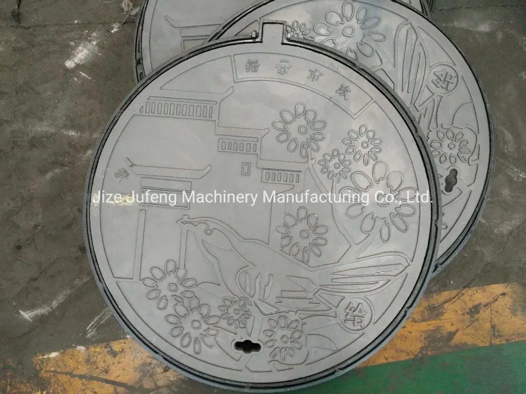 Ductile Iron Manhole Cover/Cast Iron Cover with Frame En124 D400/E600/F900