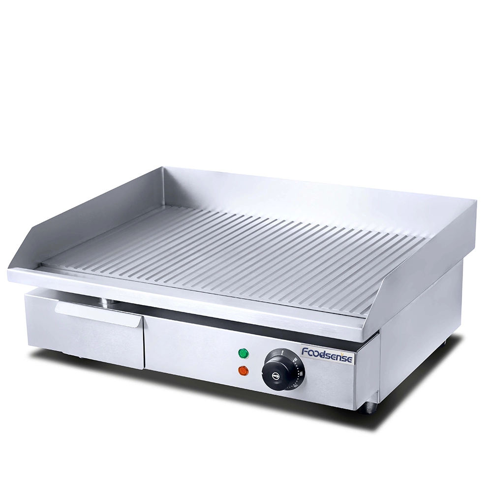 Commercial Kitchen Equipment Table-Top All Flat Electric Grill Griddle