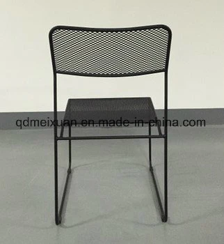 Wrought Iron Chairs, Modern Restaurant Leisure Chair Iron Net Cafe Chairs (M-X3470)