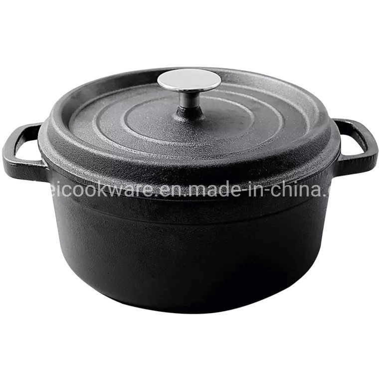 Hot Sell Colorful Cast Iron Casserole Pot with Enamel Coating