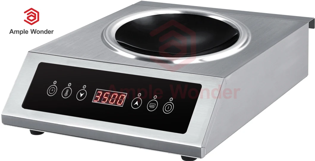 Wok 3500W Touch Control Commercial Induction Cooker