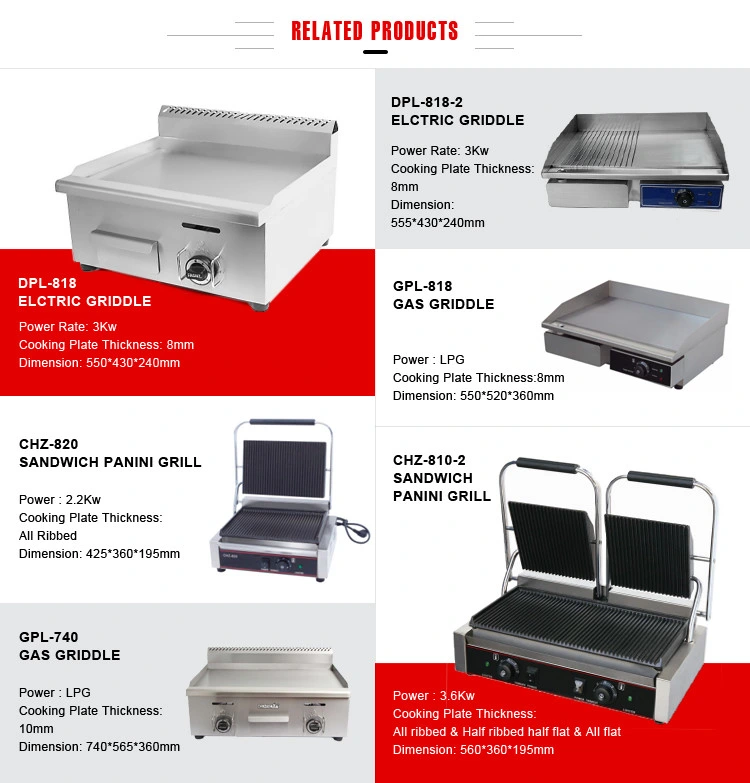 Teppanyaki Grill Griddle Equipment Electrical Griddle Restaurant Equipment