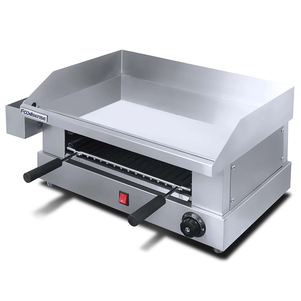 Multi-Function Stainless Steel Table-Top Electric Griddle with Electric Fryer