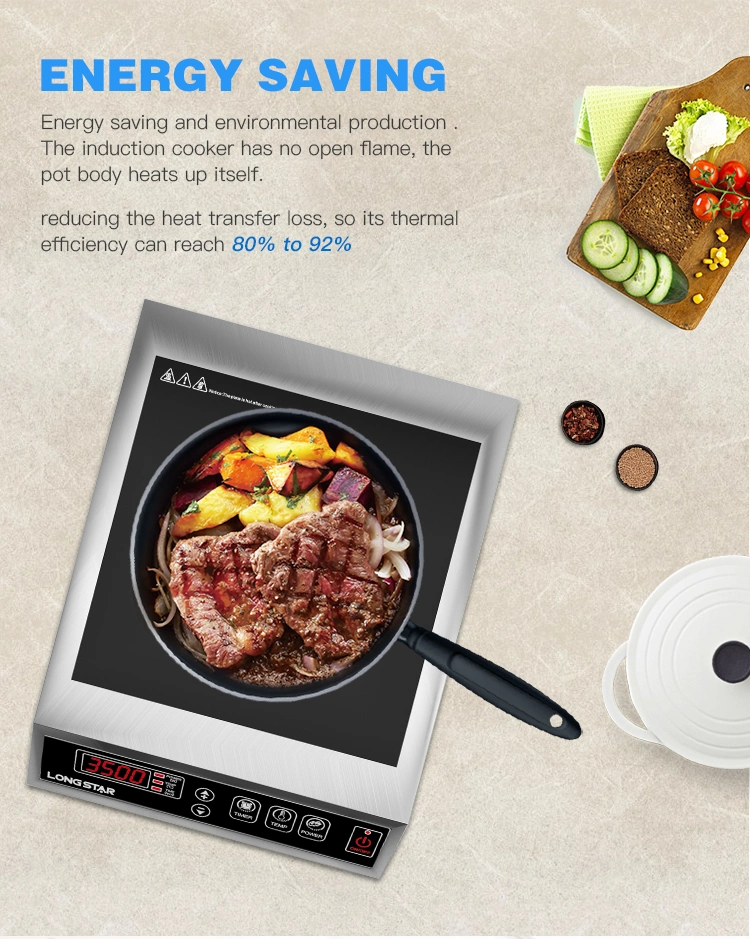 Cheap 3500W Commercial Induction Wok Touch Screen for Induction Cooker