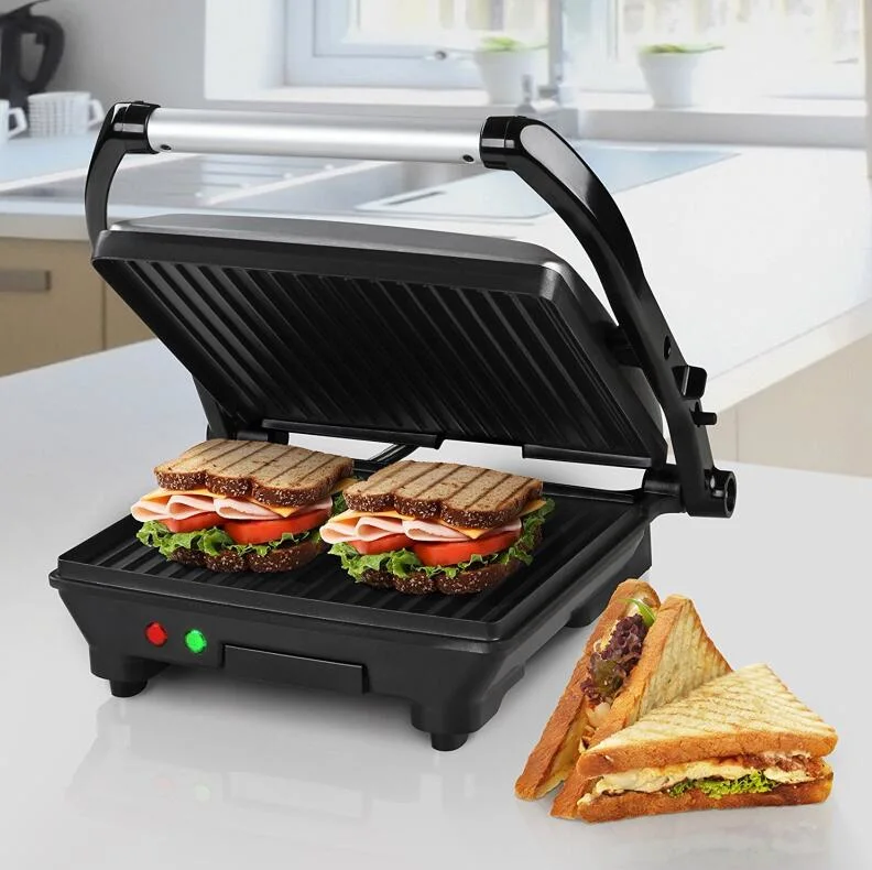 Healthy Kitchenware Grill Electric Maker Non-Stick Plate Stainless Steel Housing
