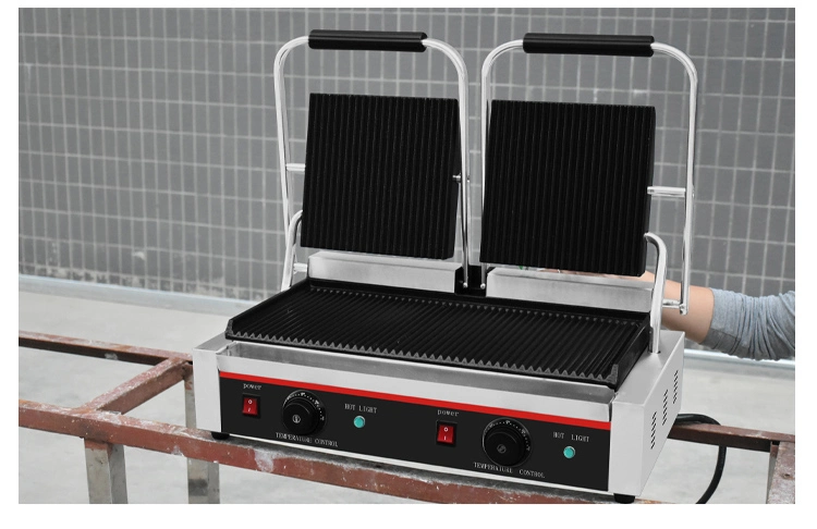 Ce Single Contact Grill Electric Press Grill Non Stick Surface Hot Sale